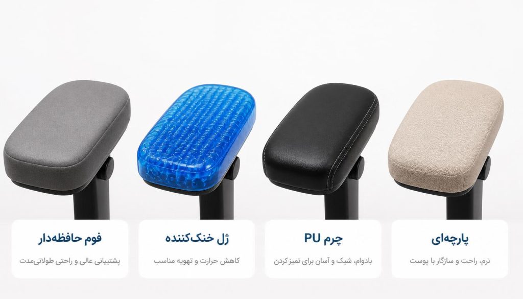 انواع پد صندلی اداری